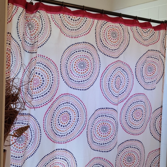 SUMMER BO HO MULTI SHOWER CURTAIN. FABRIC - Picture 3 of 12